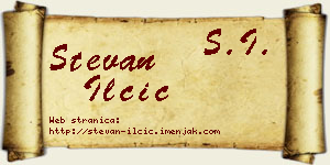 Stevan Ilčić vizit kartica